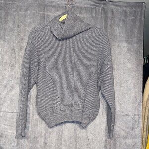 Lux Charcoal Turtleneck Sweater